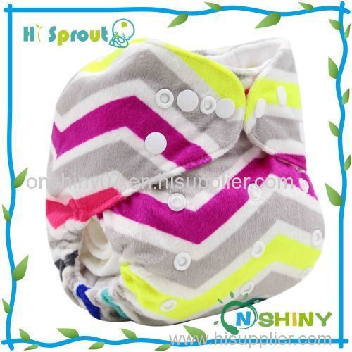 2015 New Design reusable cloth diaper with mesh inner