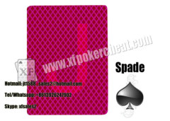 Texas Holdem Plastic Marke Poker Playing Cards Approved ISO9001