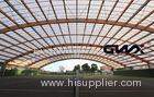 UV Ttransparent polycarbonate corrugated roofing sheet Panels for Sport Playground