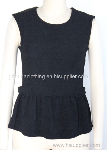 LDS ROUND NECK SHORT DRESS