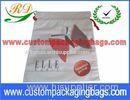 Poly Material Cotton Drawstring Plastic Bags with Bottom for Garment Packaging