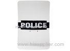 Durable Bulletproof Police Polycarbonate Riot Shield 3.5mm Thickness