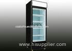 Swing single door upright commercial drink cooler tropical type strong cooling system 650L