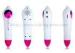 Kids Learning Machine Point Reading Pen Smile Face Shaped OEM / ODM