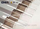OEM Color 1.8mm corrugated plastic roofing panels / clear polycarbonate sheeting