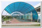 4mm-12mm Thickness Pc Hollow Sheet Polycarbonate Awning Panels Material With UV Coated