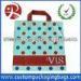Custom Printed Die Cut Handle Plastic Bags Printed Polythene Bags
