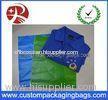 Blue / Red Die Cut Handle Plastic Bags Recyclable Shopping Bags HDB12