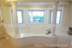 Beautiful Marble Bathtub with Pillar