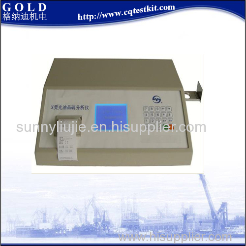 Petroleum Product X-ray Fluorescence Sulfur Analyzer / Oil Sulfur Content Tester