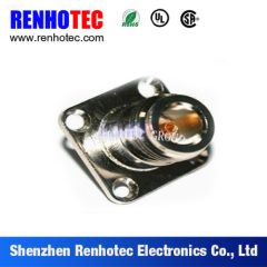 4 Hole Flange Screw Female N Type RF Connector