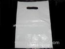White Biodegradable Patch Die Cut Handle Plastic Bags With Your Logo HDB17