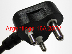 Brazil two   power plug  wire