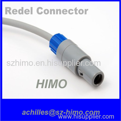 3pin push pull Lemo plug Plastic redel connector with solder type