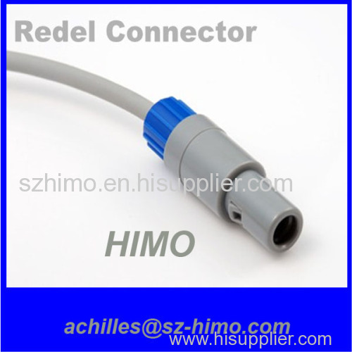 6pin PAG PKG lemo plastic connector plug and socket solder pin 