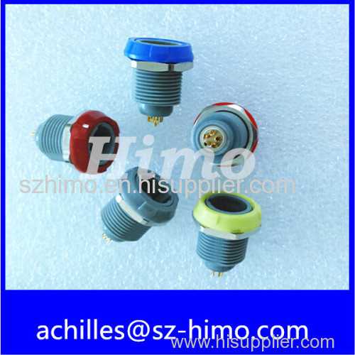 P series lemo 6pin cross connector male and female