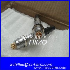 self-locking B series 10pin lemo cable connector metal version