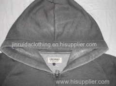 Men's hoodie zip sweater