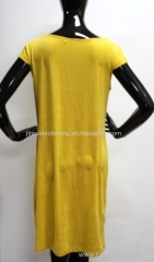 Women's round collar dress