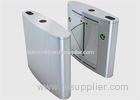 Pedestrian Barcode Scanner Flap Turnstile Waist High Turnstile For Disable People