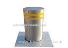 Traffic Safety Automatic Retractable Bollards 304 / 316 SS Bollard With 6mm - 10mm Thickness
