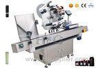Automatic bottle labeler machine with turntable for pencil labeling