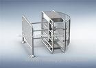 316 Stainless Steel Speedgate Turnstile Half Height Revolving Door With Railing