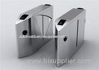 304 / 316 Stainless Steel Flap Barriers Waist High Turnstile With Auto Reset 110V - 240V
