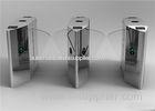 Electric Security Flap Barrier Gate Turnstile Entrance Gates With CE Certification