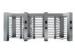 Remote Control Revolving Full Height Turnstile Barrier With Three Door