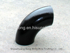 90 DEGREEN LONG RADIUS BLACK PAINT ELBOW FITTING