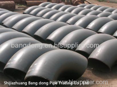 90 DEGREEN LONG RADIUS BLACK PAINT ELBOW FITTING