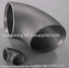 90 DEGREEN LONG RADIUS BLACK PAINT ELBOW FITTING