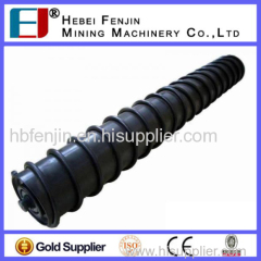 Material Handling Equipment Parts Conveyor Spiral Return Cleaning Roller For Mining