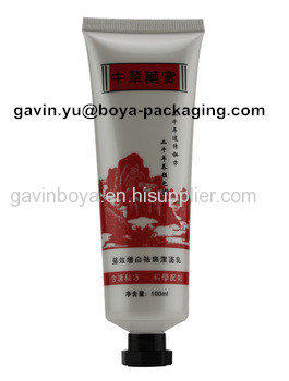 cosmetic plastic tube with the hexagonal cap china made hand scream