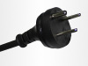 Factory direct Denmark 3pin power plug cord