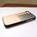 New design premium wood phone case solid phone protective cord back high quaility Iphone6/6P U.S. Flag