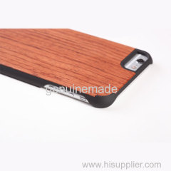 New design premium wood phone case solid phone protective cord back high quaility Iphone6/6P Rosewood