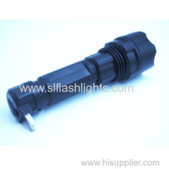 Plastic 1LED Rechargeable Flashlight With Laser