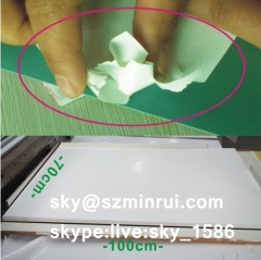 Well Cut A4 Size Destructible Fragile Paper White Color Breakable Label Material for Security