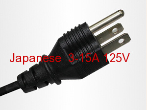 Factory direct Japan three power plug wire