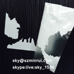 Self Destructive Waterproof Eggshell Sticker Graffiti Paper Label with Gloss Lamination