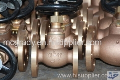 JIS Marine Bronze Globe Valve 5k 16k