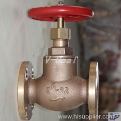 JIS Marine Bronze SDNR Globe Valve 5k 16k