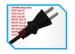 3-15A 125V High quality PSE power cord