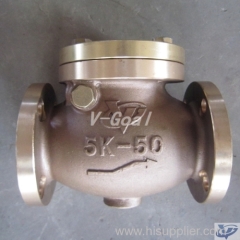 JIS Marine Swing Check valve 5k 10k