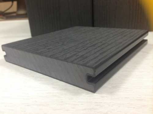 Huasu co-extrusion pe wpc capped decking build material Villa decoration