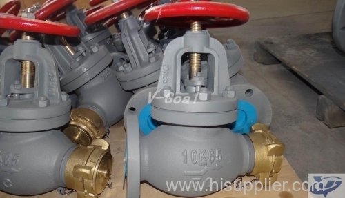 JIS Marine Cast Iron Globe Hose valve 5k 10k