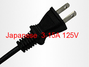 3-15A 125V High quality PSE power cord