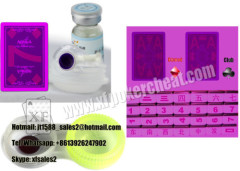 Invisible Marked Playing Cards Purple UV Contact Lenses For Magic Show